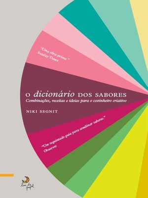 cover image of O Dicionário dos Sabores